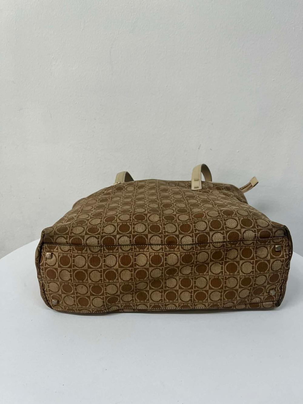 Salvatore Ferragamo Gancini jacquard tote bag 6