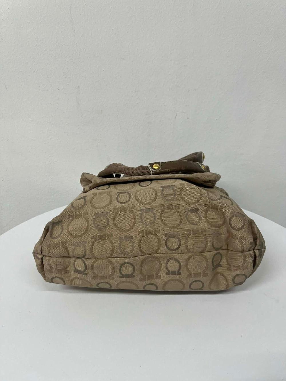 Salvatore Ferragamo Gancini jacquard tote bag 5