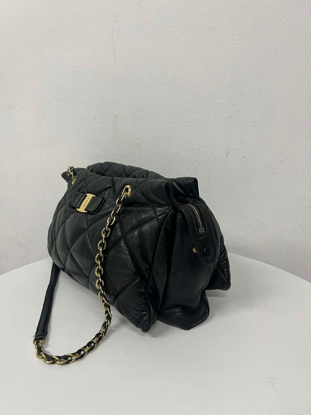 Salvatore Ferragamo Vara quilted lambskin chain 3