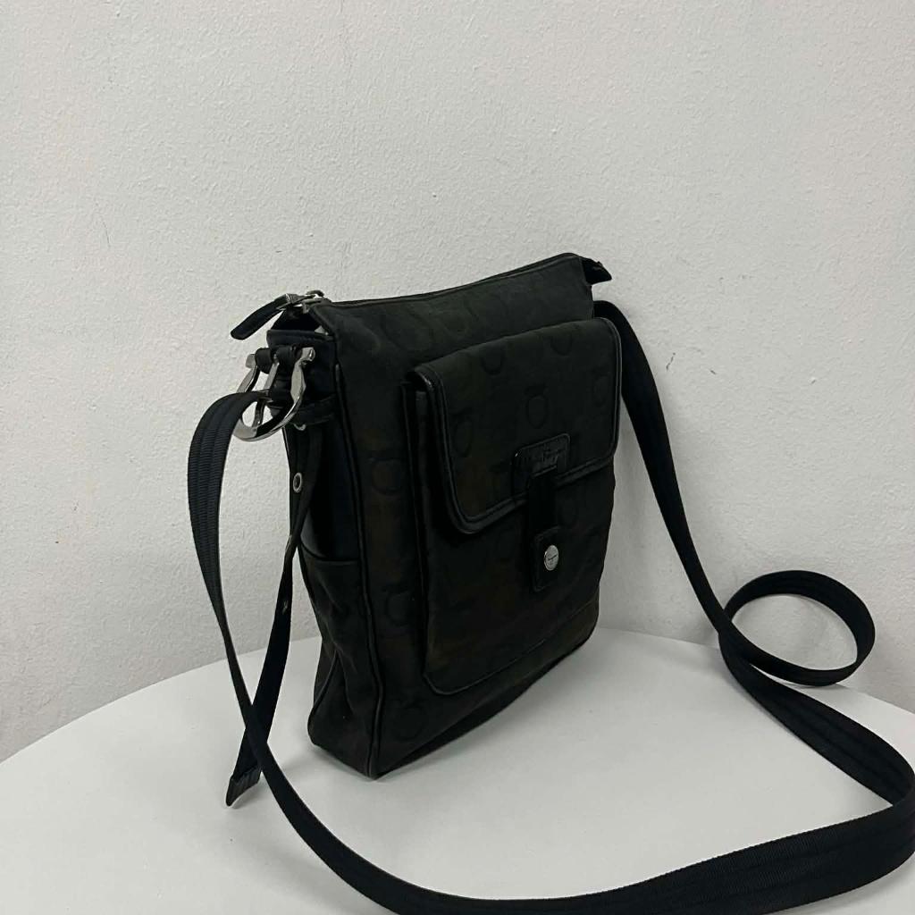 Salvatore Ferragamo Gancini canvas crossbody bag 2