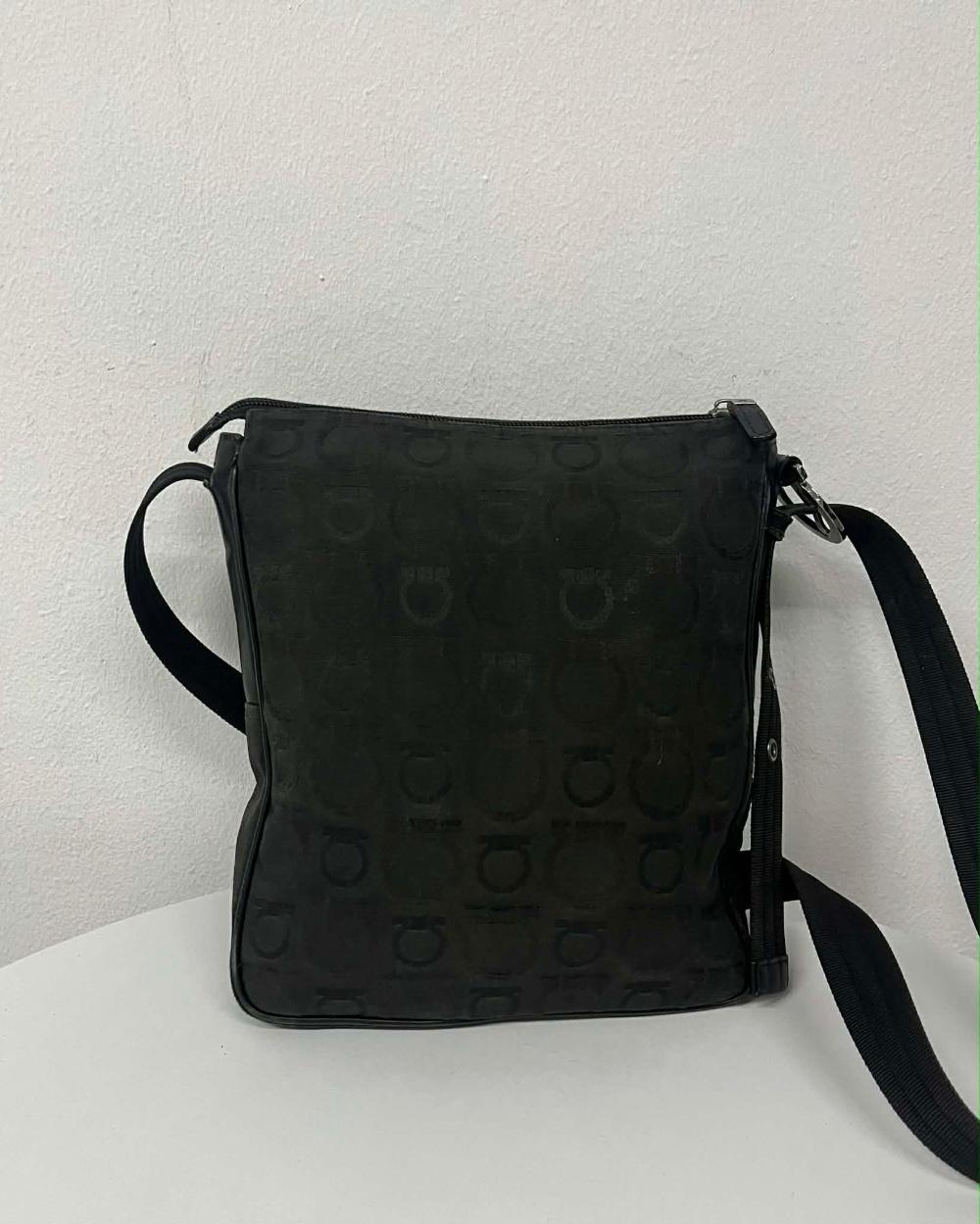 Salvatore Ferragamo Gancini canvas crossbody bag 4
