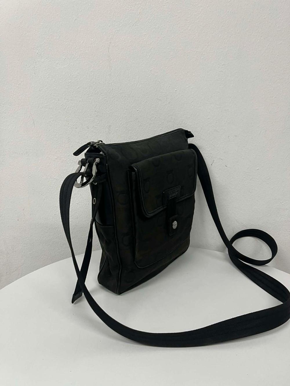 Salvatore Ferragamo Gancini canvas crossbody bag 3