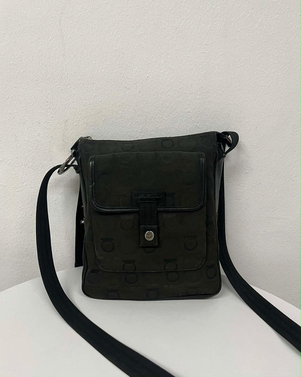 Salvatore Ferragamo Gancini canvas crossbody bag 6