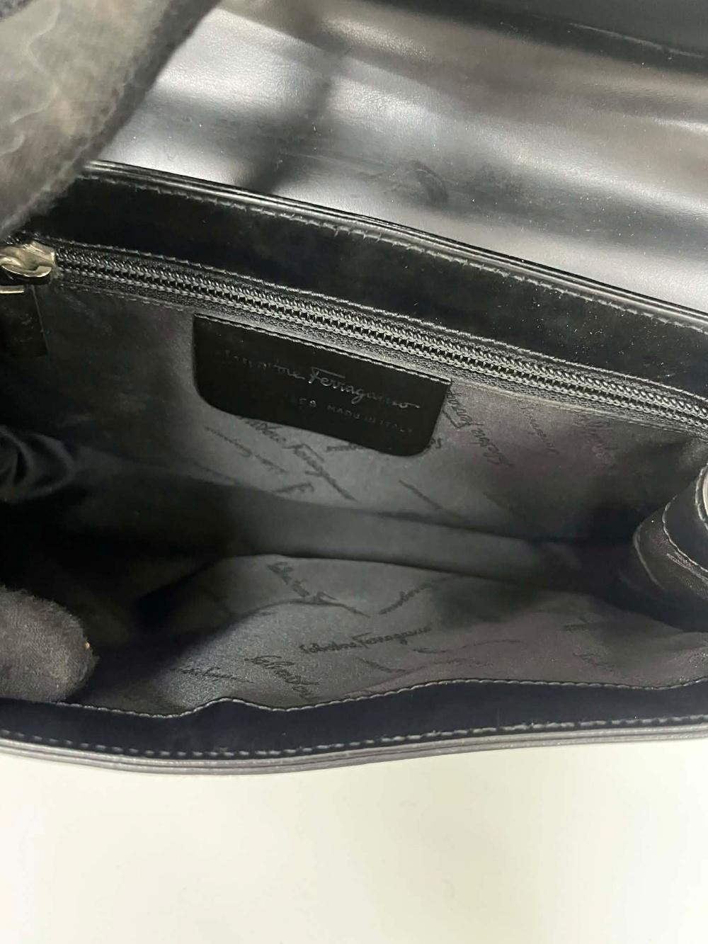 Salvatore Ferragamo embossed gancini leather top 9
