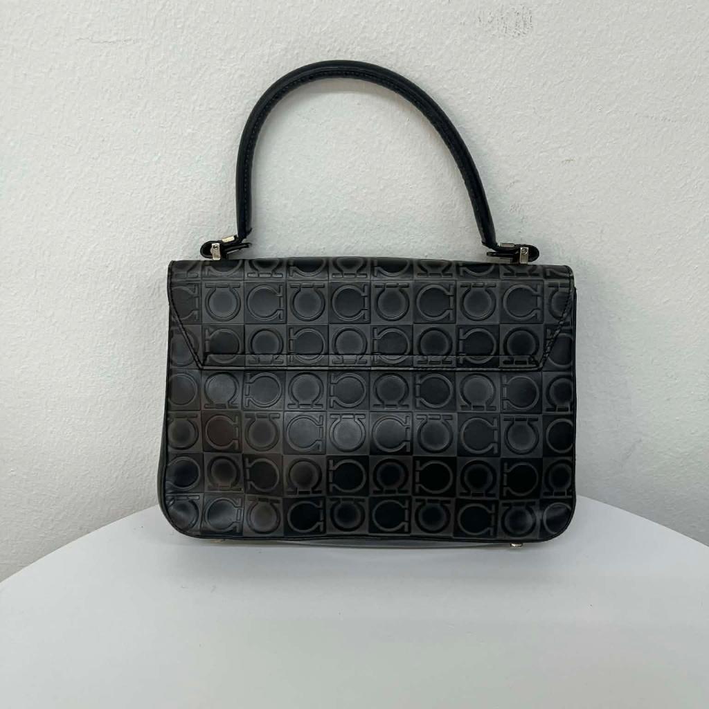 Salvatore Ferragamo embossed gancini leather top 3