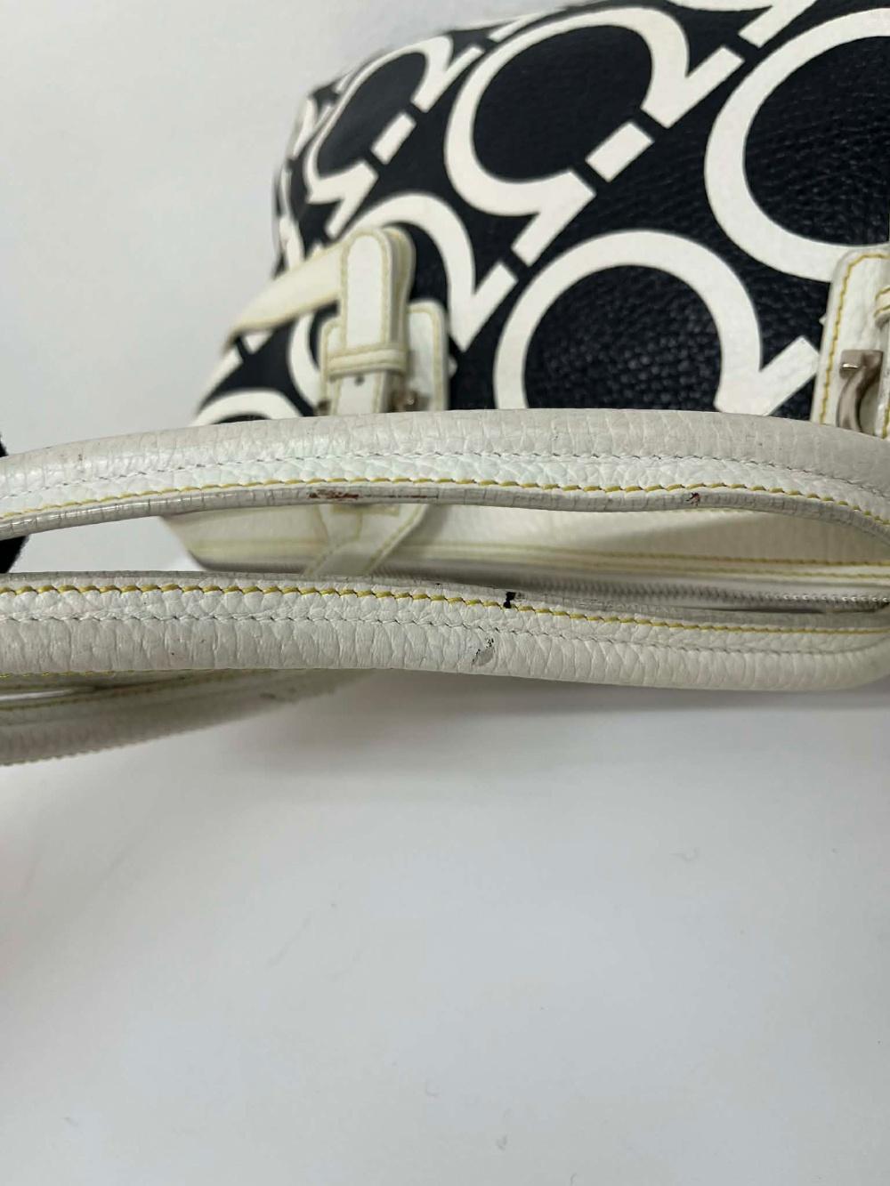 Salvatore Ferragamo gancini monogram leather 7