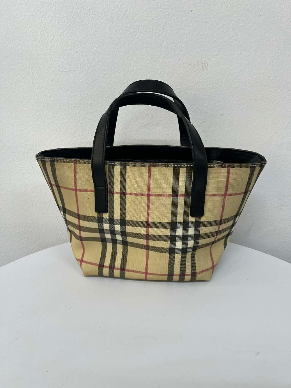 Burberry nova check mini tote bag 5