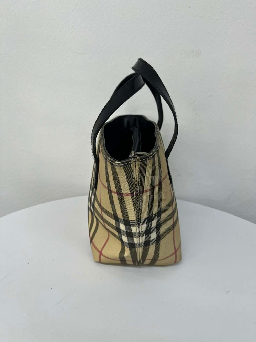 Burberry nova check mini tote bag 8