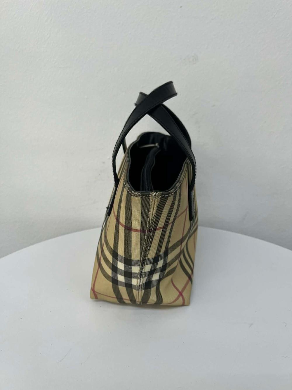 Burberry nova check mini tote bag 7
