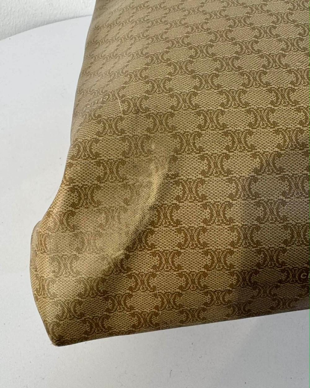 Celine vintage macadam pattern tote bag 11