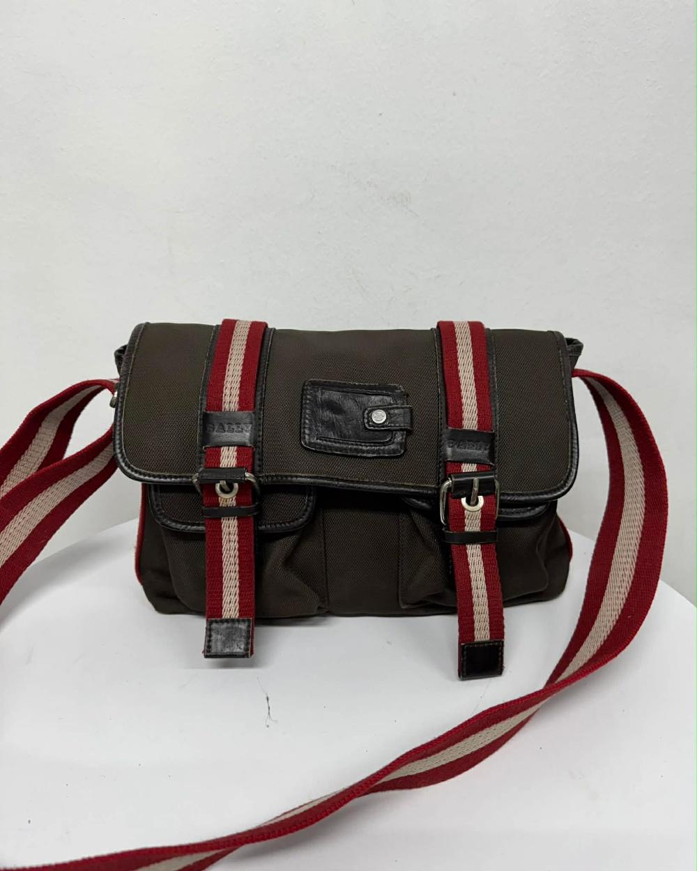 Bally stripe crossbody bag 4