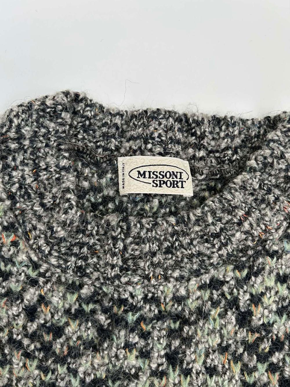 [L] Missoni Sport melange Italy wool knit 4