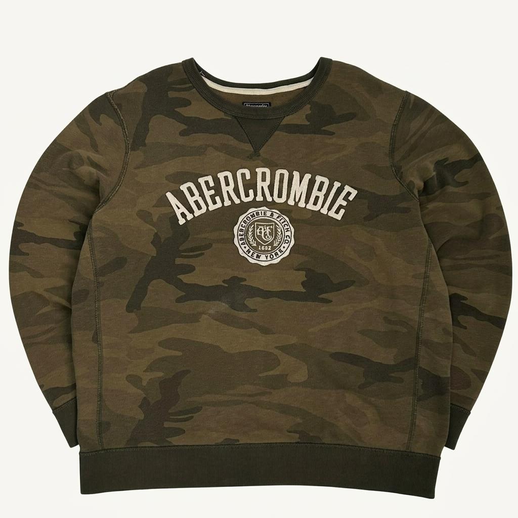 [XL] Abercrombie camo logo sweatshirt 1