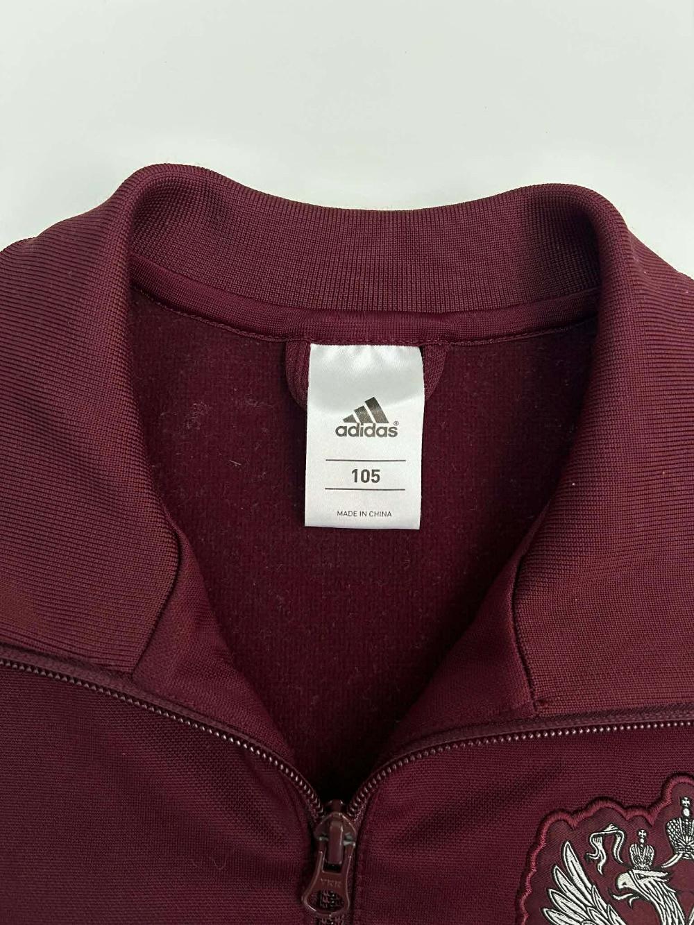 [105] Adidas Russia track jacket burgundy 4
