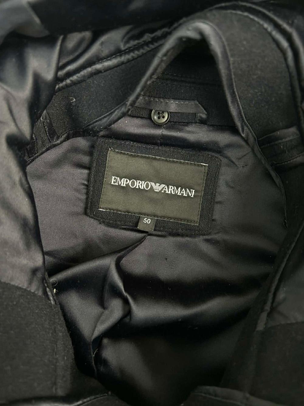 [50] Emporio Armani hooded layered coat 5