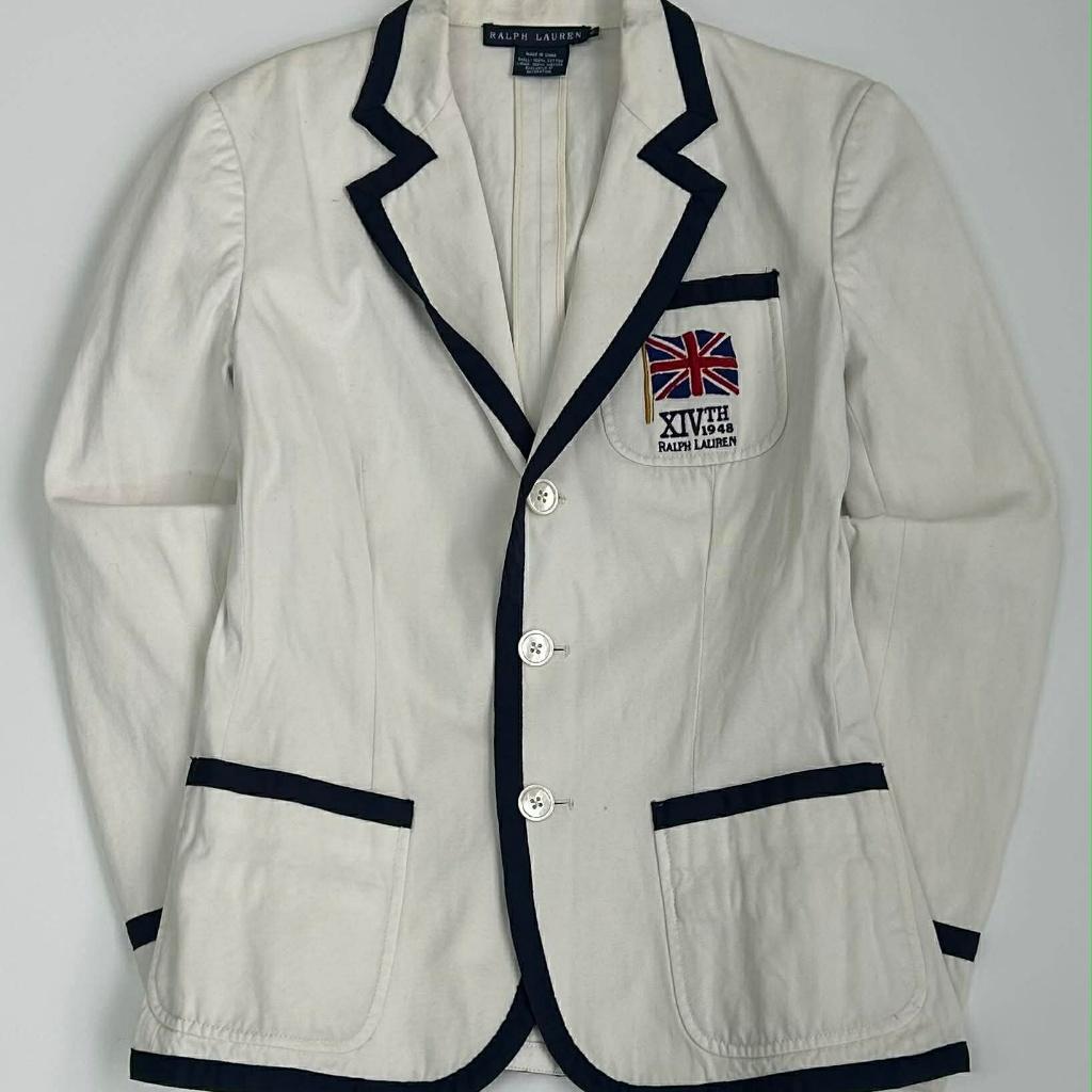 [2] Ralph Lauren crest piping blazer 2