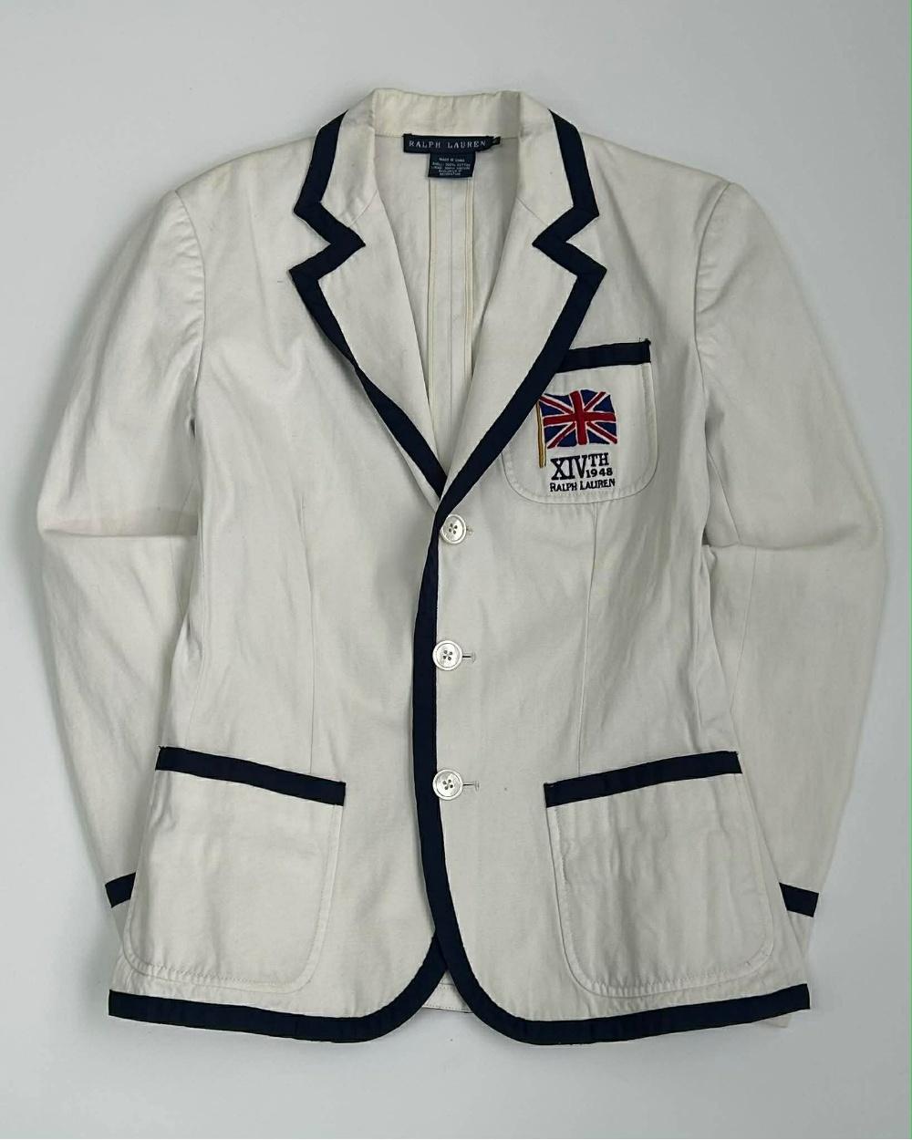 [2] Ralph Lauren crest piping blazer 3