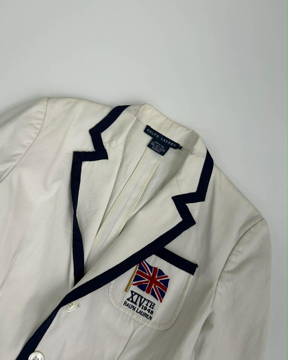 [2] Ralph Lauren crest piping blazer 7