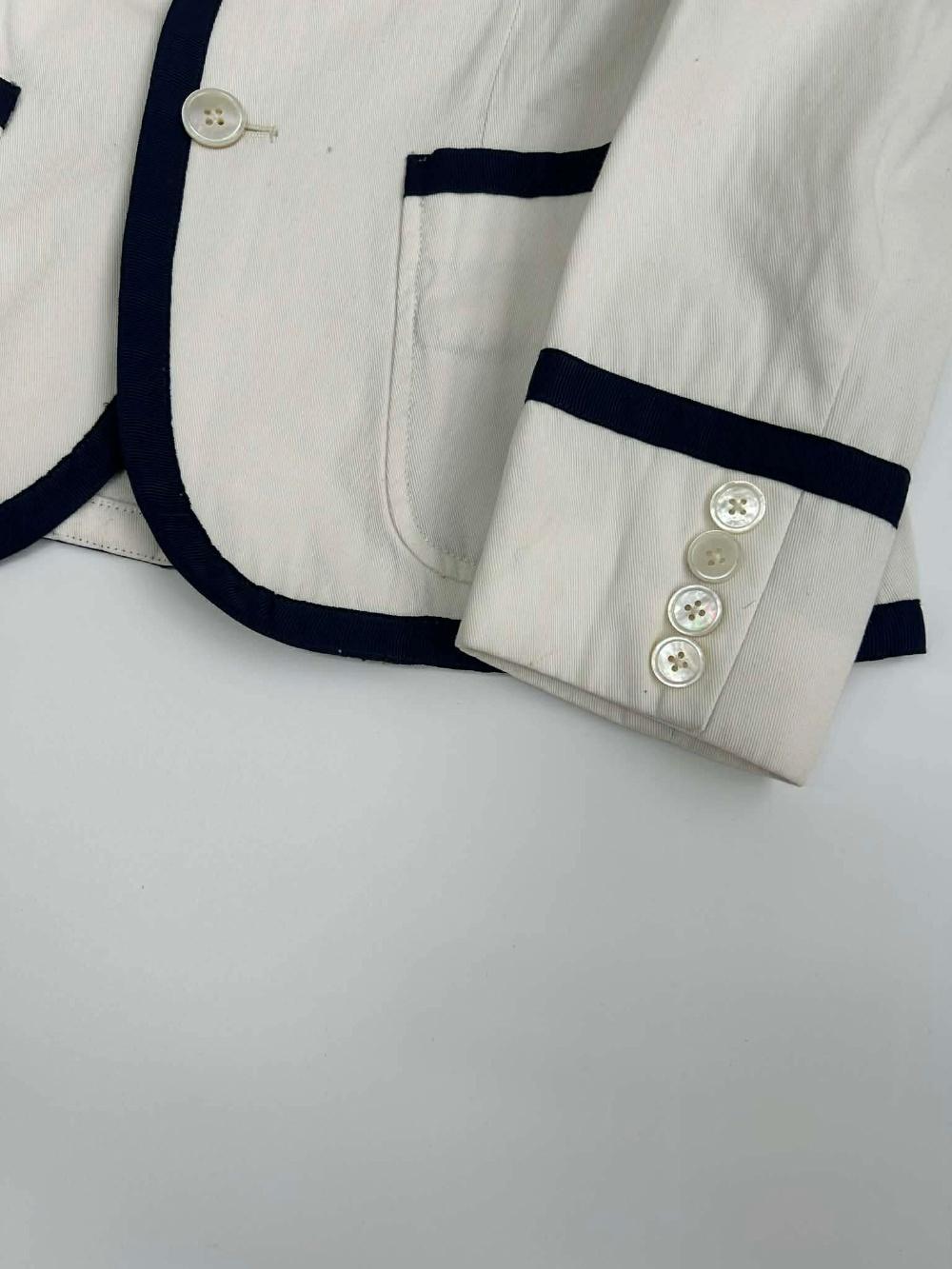 [2] Ralph Lauren crest piping blazer 8