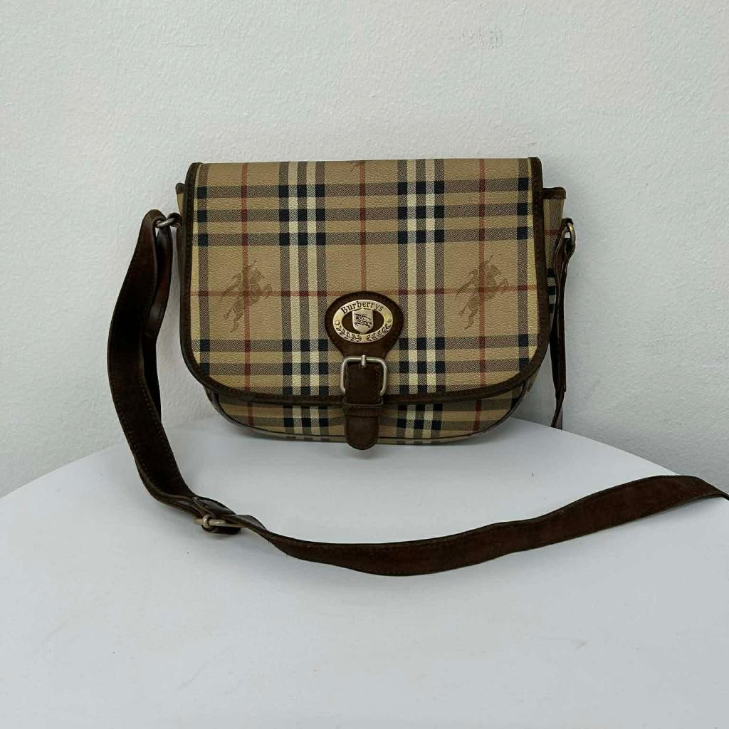 Burberry nova check flap crossbody bag 2