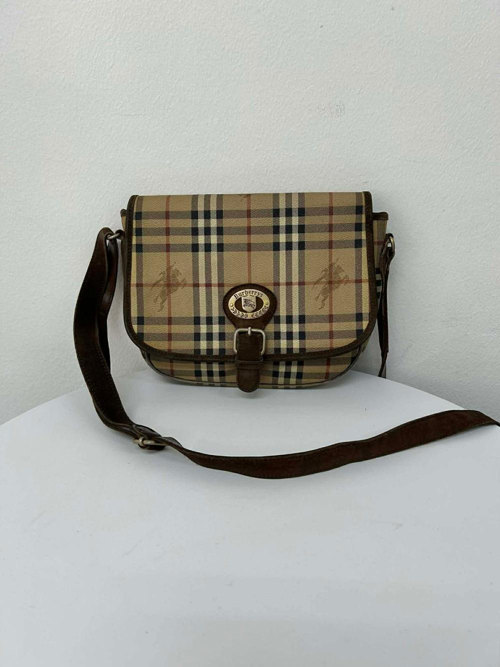 Burberry nova check flap crossbody bag 4
