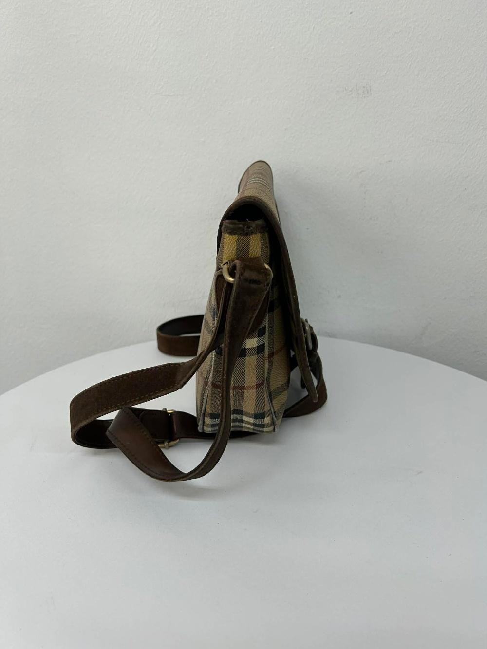 Burberry nova check flap crossbody bag 6