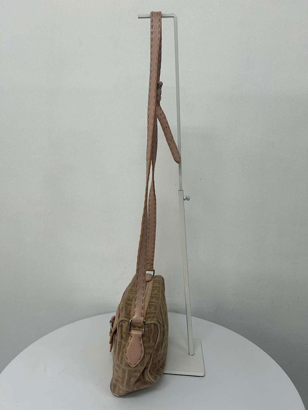 Fendi zucca canvas mini shoulder bag 8