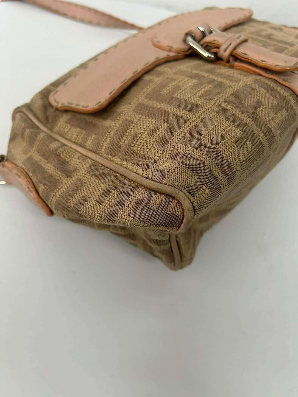 Fendi zucca canvas mini shoulder bag 3