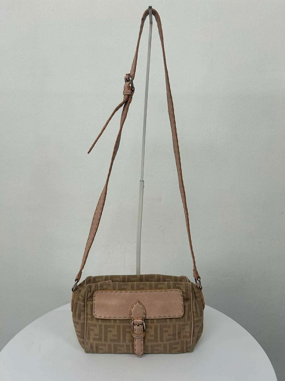 Fendi zucca canvas mini shoulder bag 2