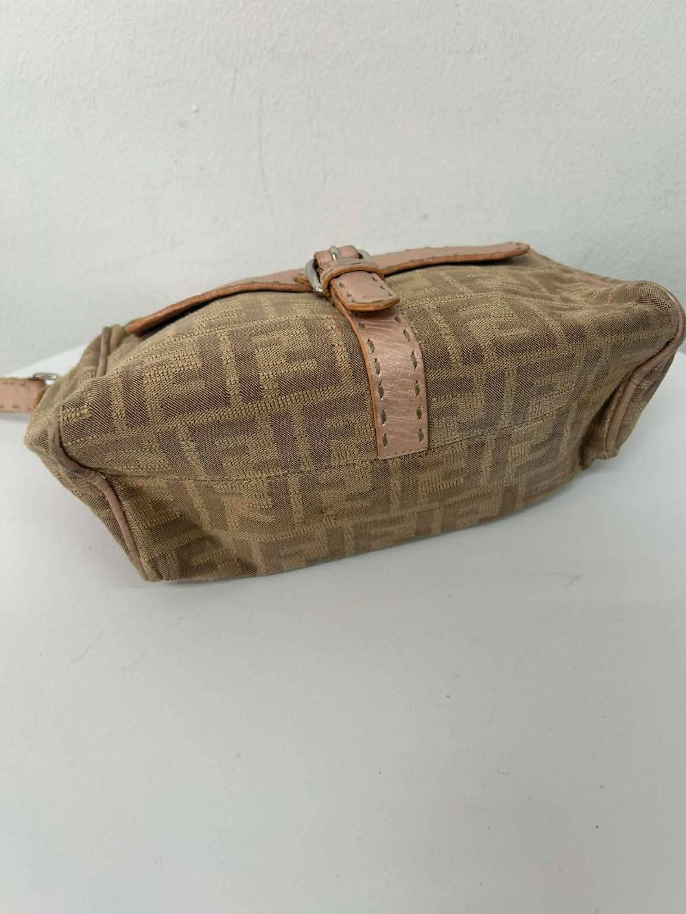 Fendi zucca canvas mini shoulder bag 6