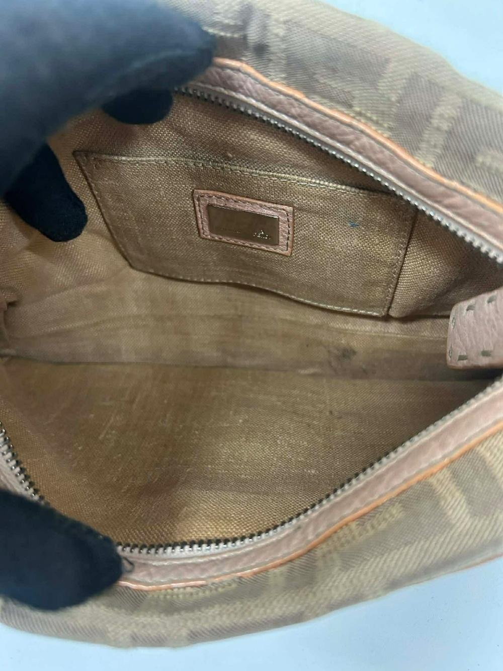Fendi zucca canvas mini shoulder bag 9