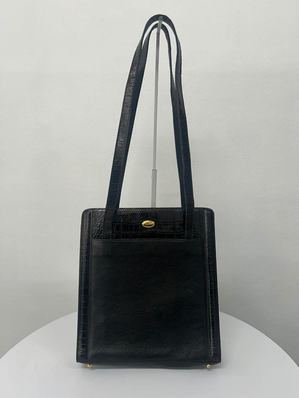 Bally crocodile leather tote bag 3