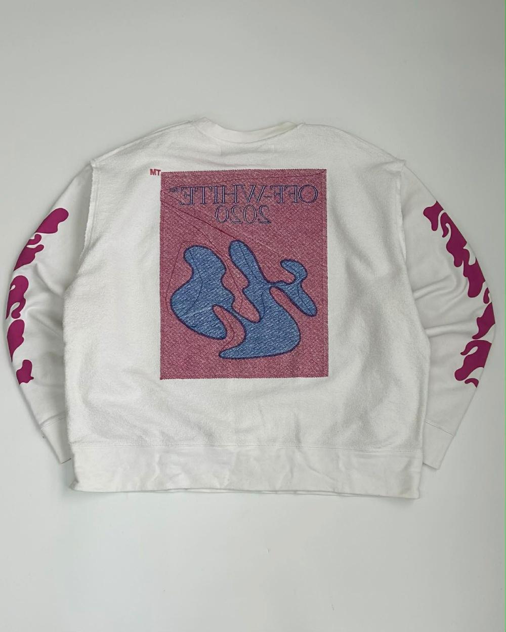 [XL] Off-white abstract graphic crewneck 3