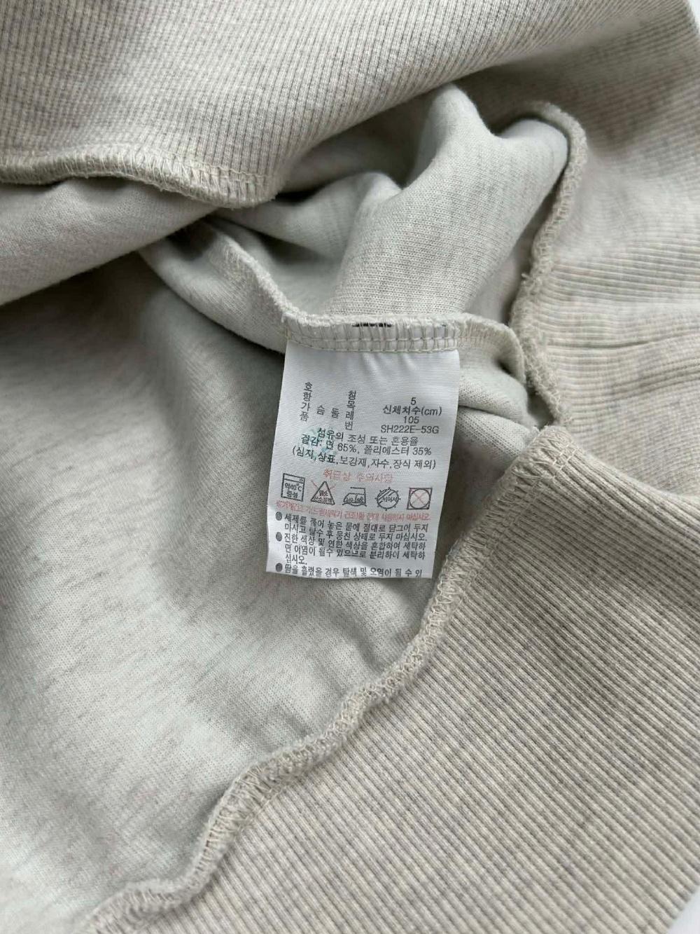 [5] Lacoste half zip collar sweatshirt light grey 5