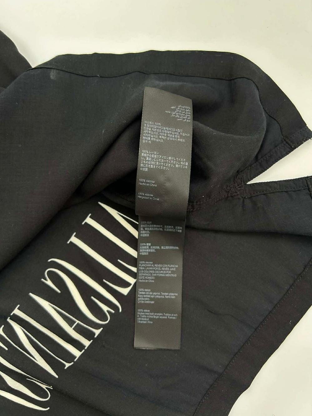 [L] AllSaints black graphic short sleeve shirt 8