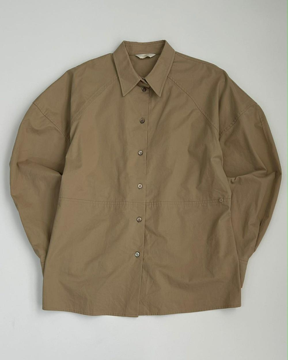 [S] ORR beige back strap shirt 2