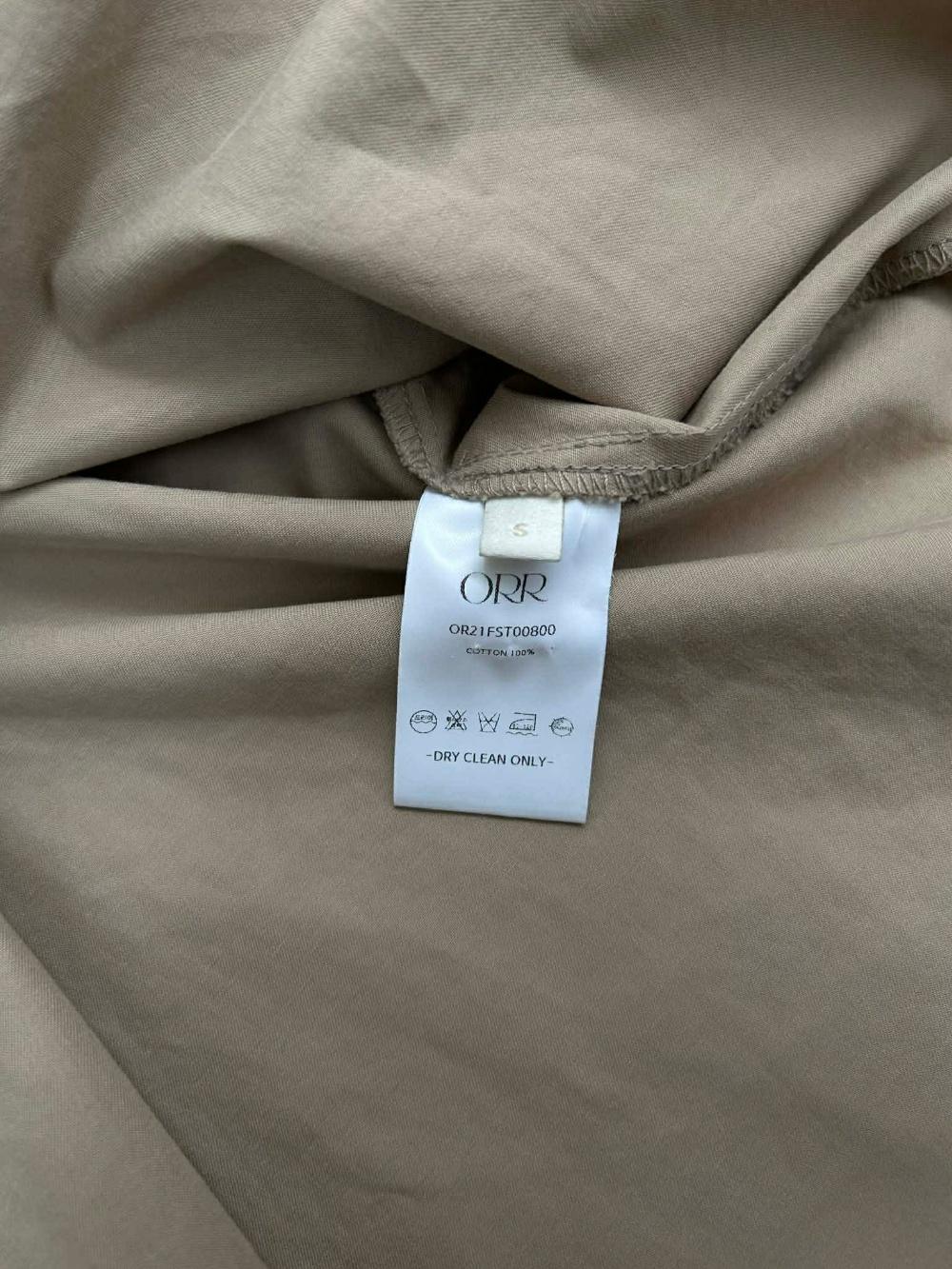 [S] ORR beige back strap shirt 6
