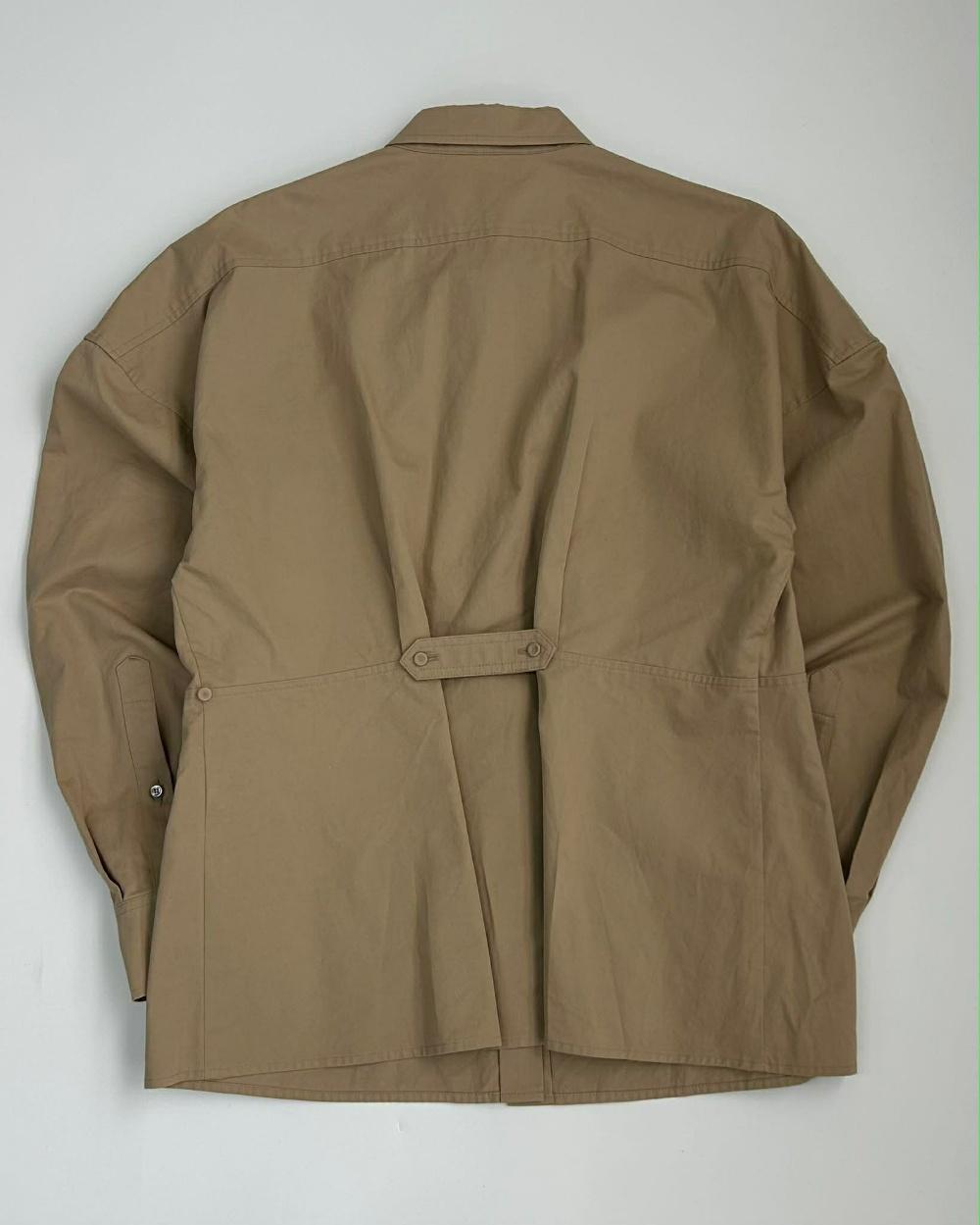 [S] ORR beige back strap shirt 3