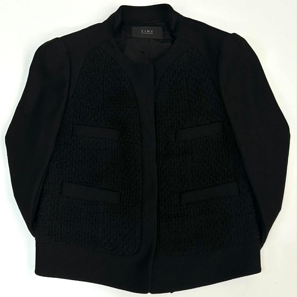 TIME postmodern textured panel jacket 2