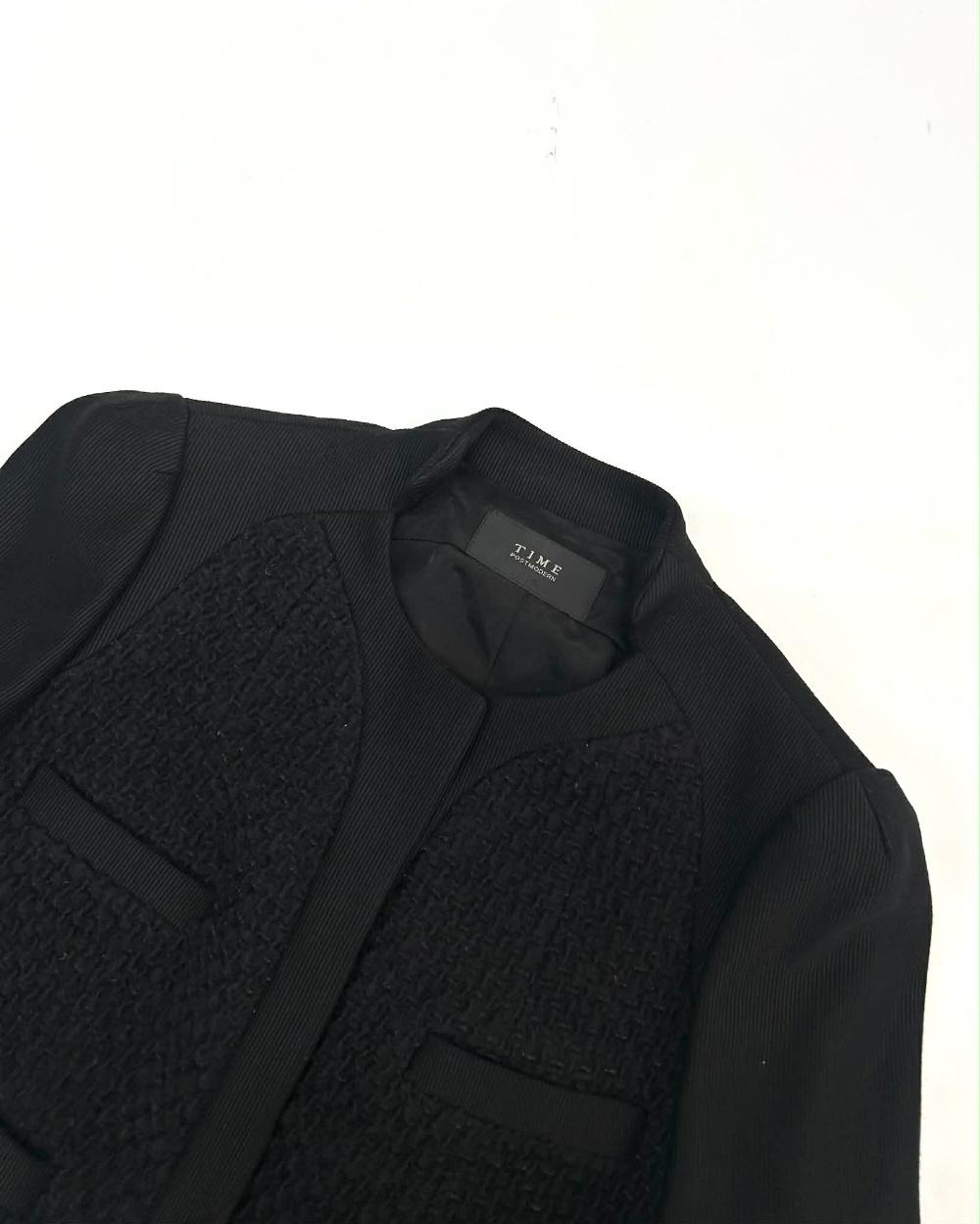 TIME postmodern textured panel jacket 4