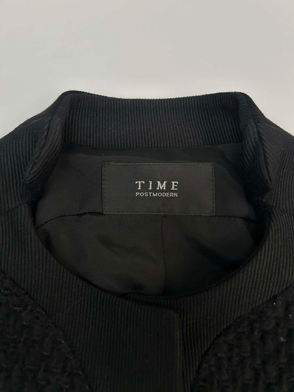 TIME postmodern textured panel jacket 5