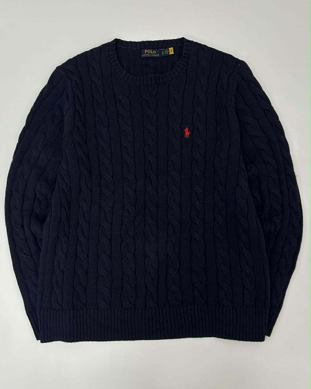 [L] Polo ralph lauren cable knit sweater 3