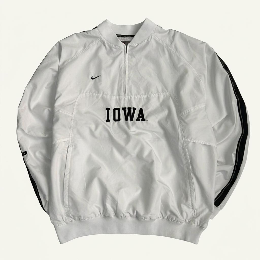 [L] Nike team Iowa half zip windbreaker 1