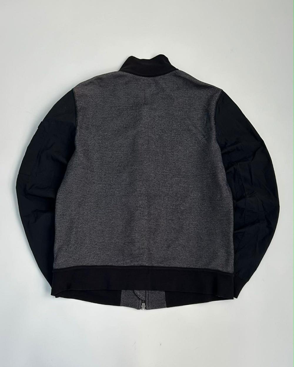 [L] Armani Exchange mixed fabric zip-up jacket 4