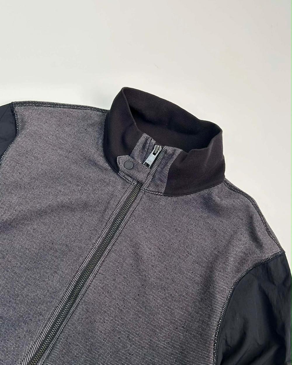 [L] Armani Exchange mixed fabric zip-up jacket 5