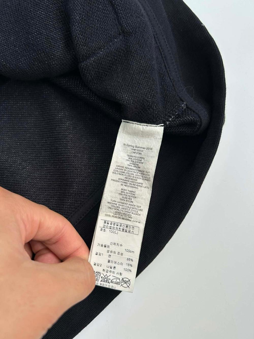 [L] Armani Exchange mixed fabric zip-up jacket 7