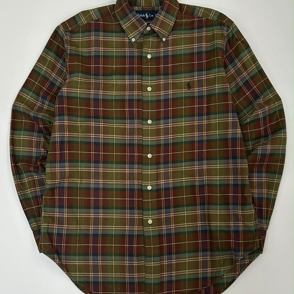 [M] Ralph Lauren classic fit plaid button-down 2