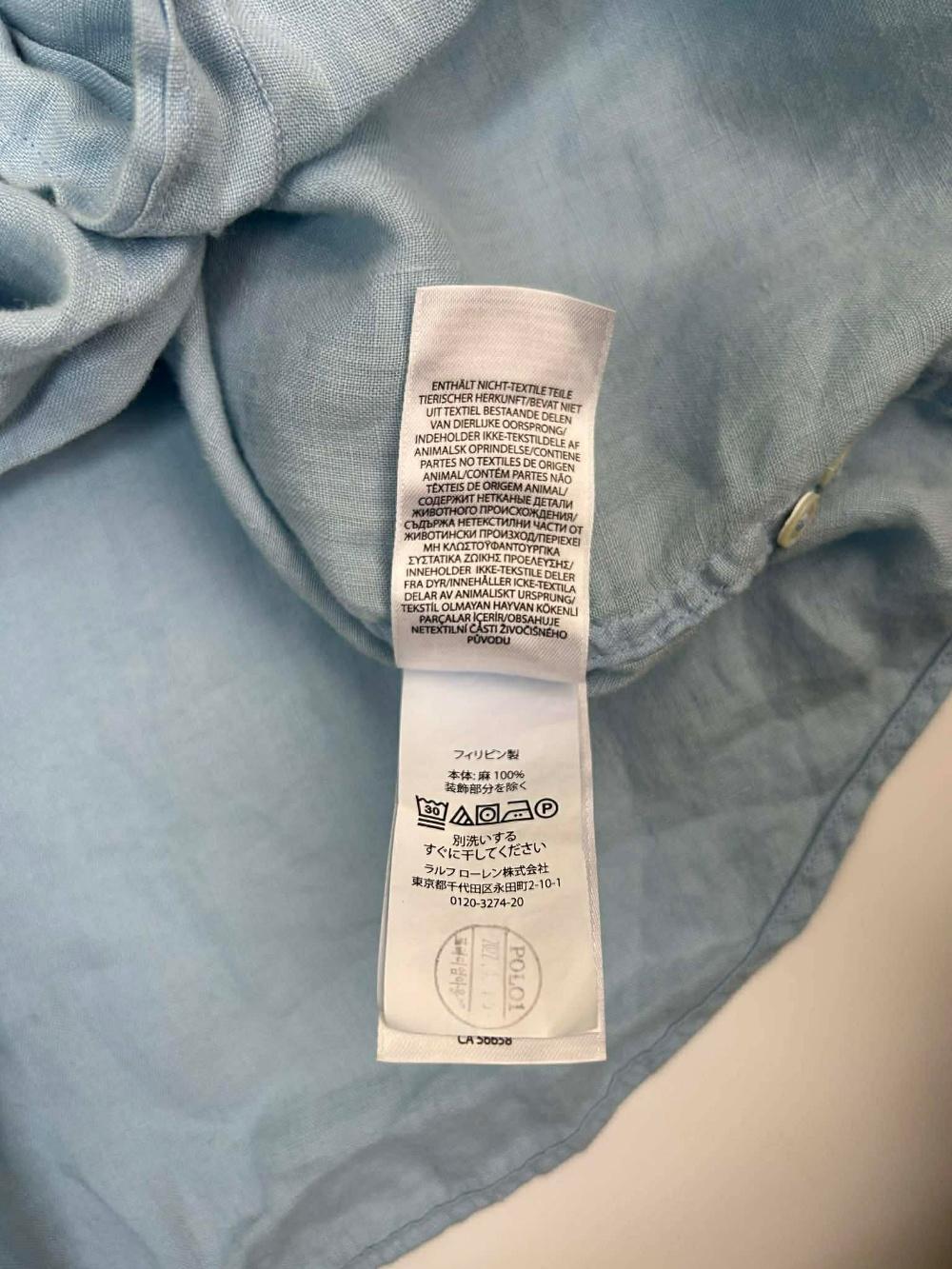 [S] polo ralph lauren linen shirt 10