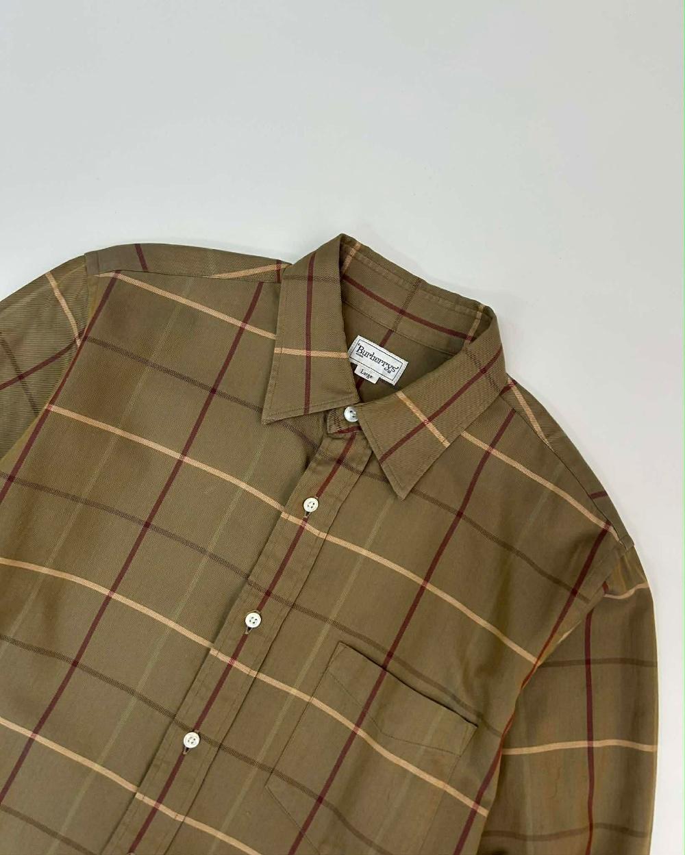 [L] burberrys nova check cotton shirt 4