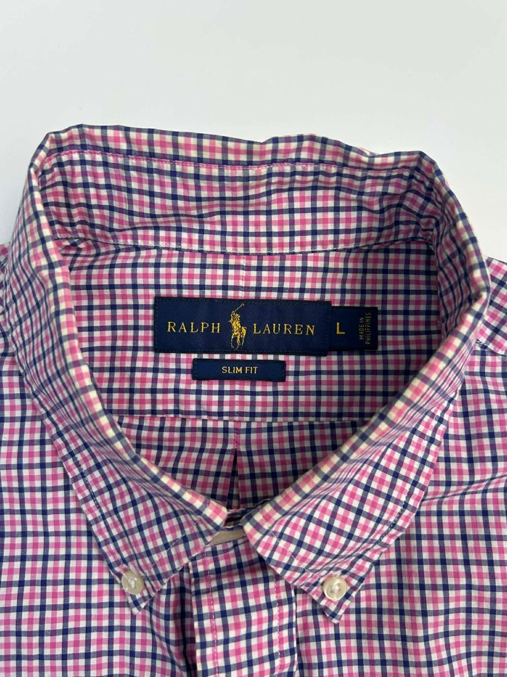 [L] Polo Ralph Lauren slim fit check shirt 4
